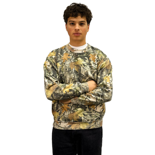 CANDOR COFFEE Navy Camo Crewneck