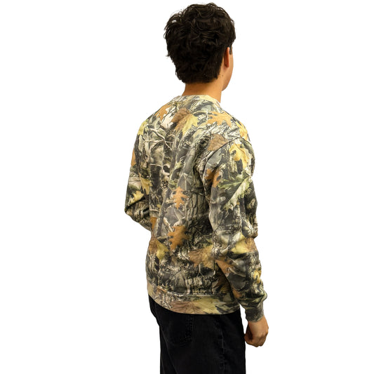 CANDOR COFFEE Navy Camo Crewneck