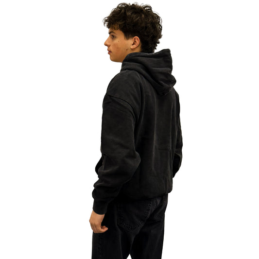 Faded Black Hoodie