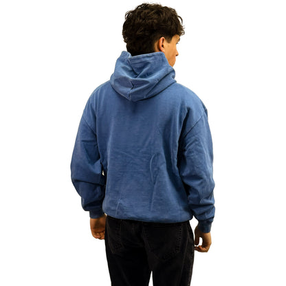Blue Heavy Faded Hoodie - AGAPE
