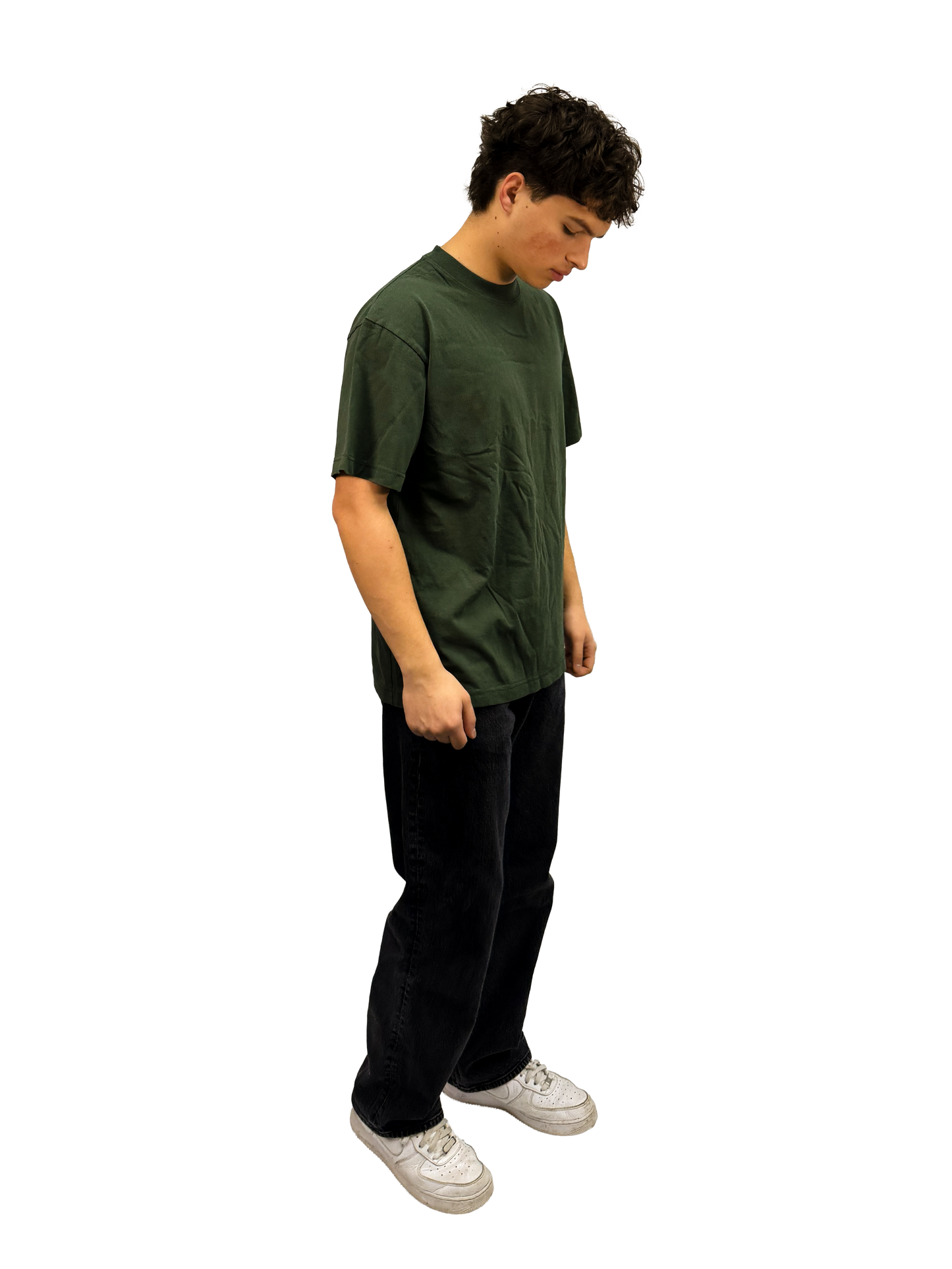 Forest Green OVERSIZED BOX S/S TEE 7.5 OZ