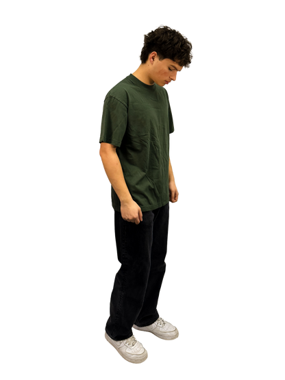 Forest Green OVERSIZED BOX S/S TEE 7.5 OZ