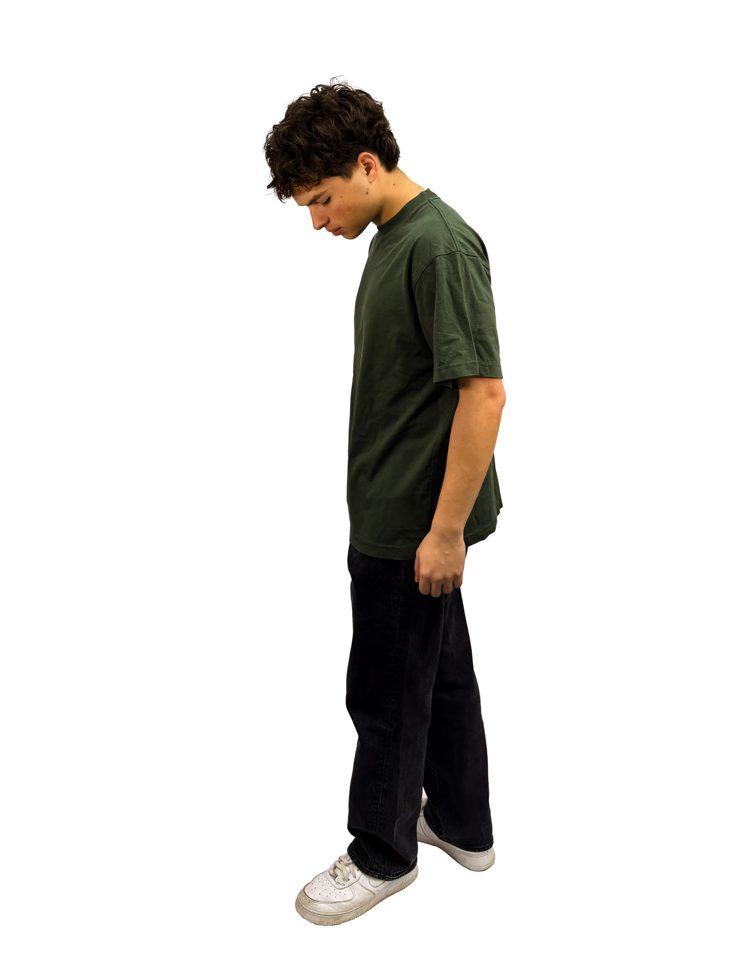 Forest Green OVERSIZED BOX S/S TEE 7.5 OZ