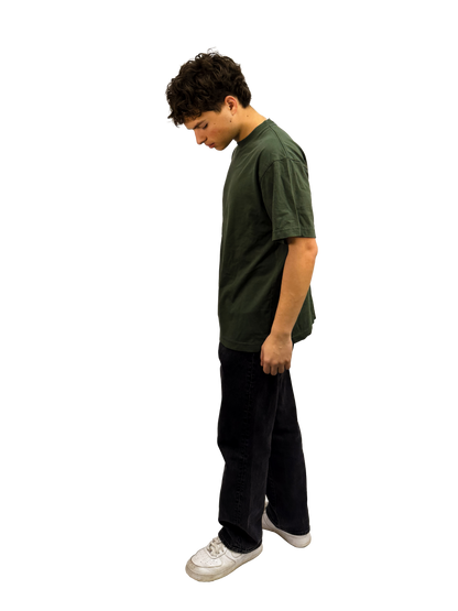 Forest Green OVERSIZED BOX S/S TEE 7.5 OZ