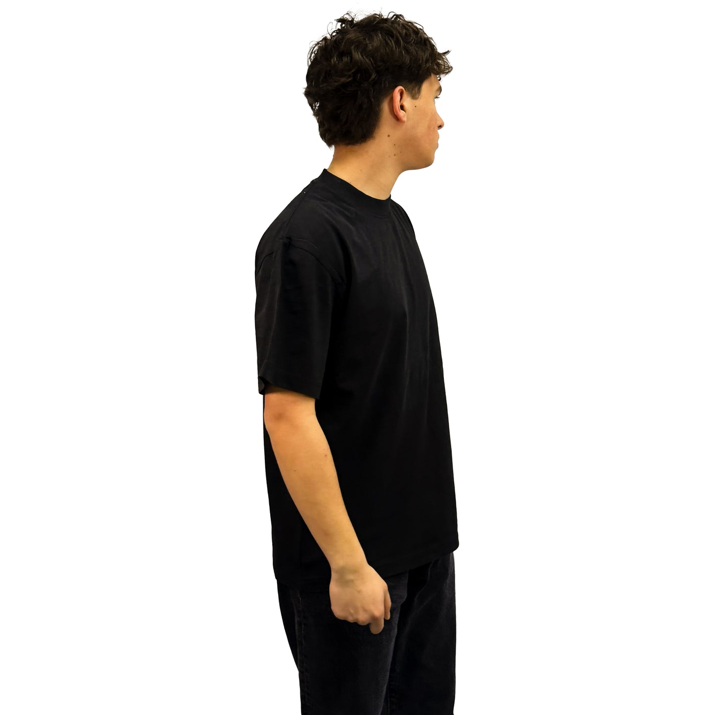 VINTAGE BLACK HEAVY BOX S/S TEE 9oz