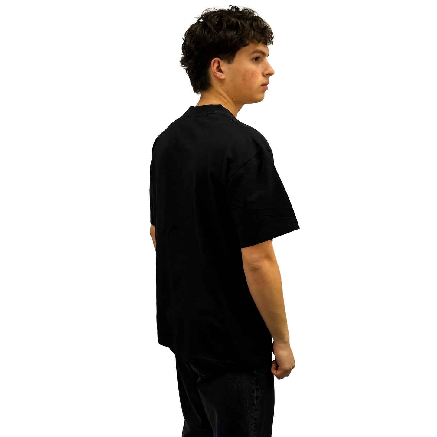 VINTAGE BLACK HEAVY BOX S/S TEE 9oz