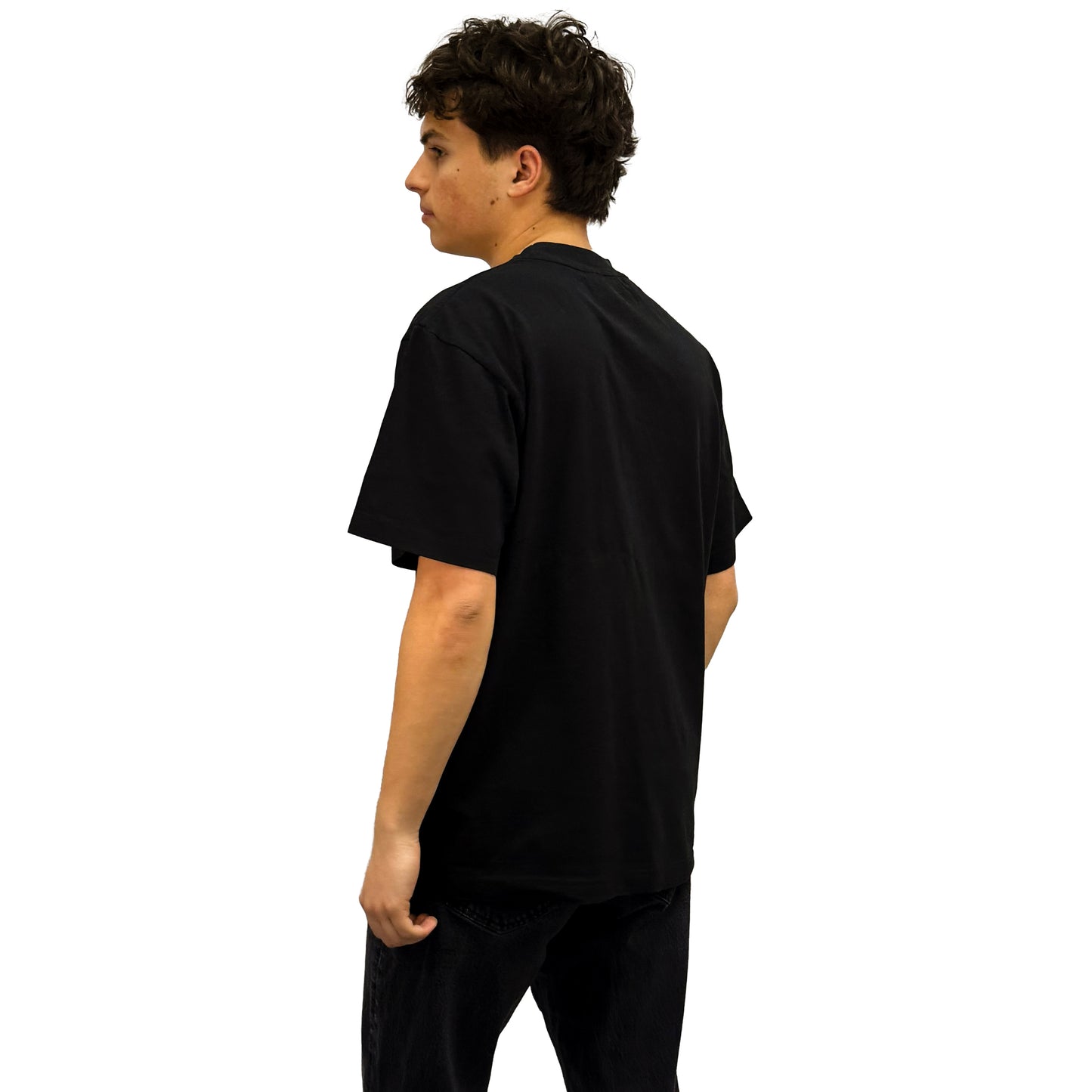 VINTAGE BLACK HEAVY BOX S/S TEE 9oz