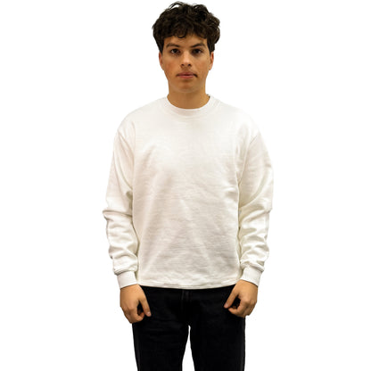 White HEAVY CREW 15oz