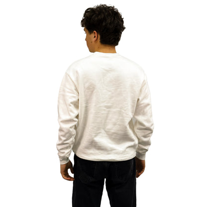 White HEAVY CREW 15oz